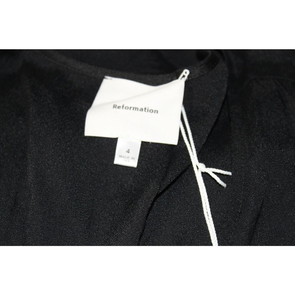 Reformation France Jumpsuit Black Size 4 New - Picture 4 of 8